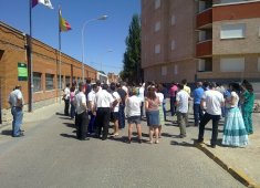 OCANA_Los funcionarios  de Ocana II cortan la calle en protesta por los recortes